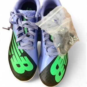 New Balance Kids Sneakers - Purple and Bright Green